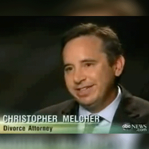 One of CA's Best Family Law Attorneys, Christopher C. Melcher on ABC News Nightline