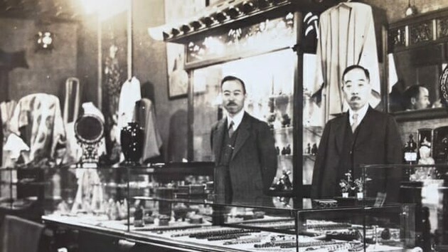 Image of Hisao Magario (left) at one of the stores he once owned in the Bay Area. (Photo: Courtesy of Steven Yoda)