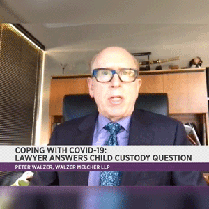 COVID-19 Child Custody & Visitation Rights Explained by Celebrity Divorce Lawyer Peter M. Walzer on Spectrum News 1