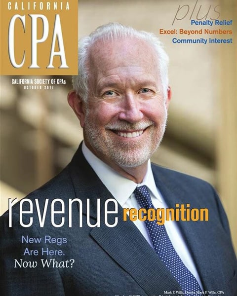 Cover of California CPA Magazine featuring an article by best family law attorney Peter M. Walzer