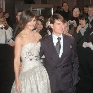 Katie Holmes and Tom Cruise at event
