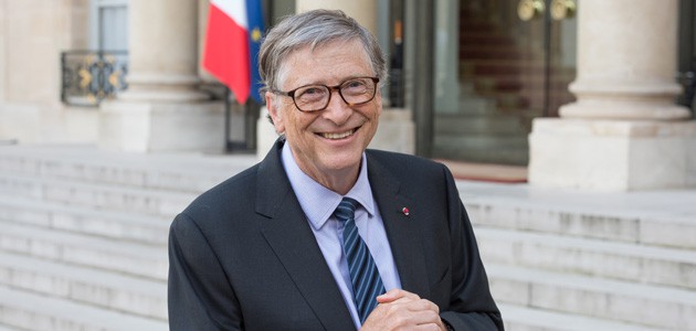 Bill Gates Bill Gates at the Elysee Palace to encounter the french president to speak about Bill & Melinda Gates Foundation