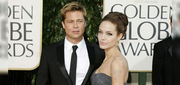 Photo of Brad Pitt and Angelina Jolie at the Golden Globes. Celebrity Divorce will unspool the complex life Angelina Jolie & Brad Pitt created explains CA celebrity divorce lawyer