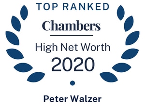Peter M. Walzer named Best Family Law Attorney in 2020 Band 1 Chambers & Partners High Net Worth Lawyers Award Logo