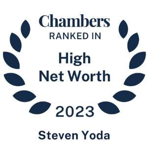 Celebrity Lawyer Steven K. Yoda named Top Family Law Attorney by Chambers and Partners High Net Worth in 2023 Band 2.
