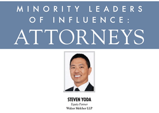 Steven Yoda Named Most Influential Minority Attorney in Los Angeles, CA