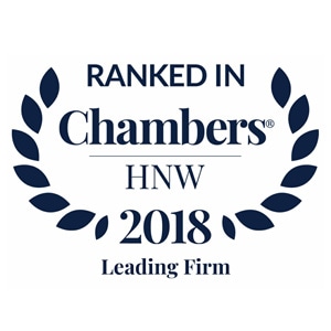 Walzer Melcher Named Best Family Law Firm in California 2018 by Chambers and Partners High Net Worth Guide