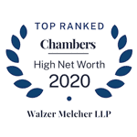 Walzer Melcher Named Best Family Law Firm in 2020 Band 1 by Chambers & Partners independent research company