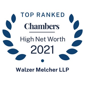 Walzer Melcher Named Best Family Law Firm in 2021 Band 1 By Chambers