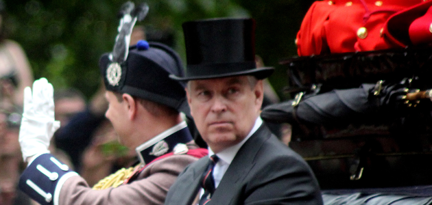 Prince Andrew in London 2014