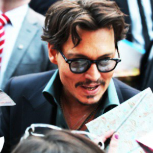 Johnny Depp at Pirates UK Premiere in 2011