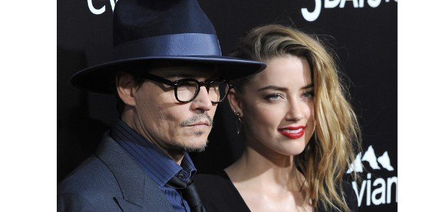 Depp and Heard at 2014 Premiere