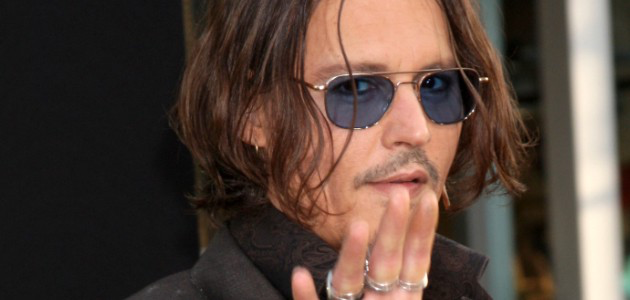 Johnny Depp in L.A. in 2012