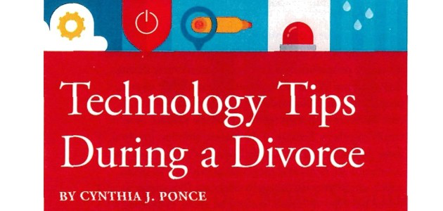 Technology Tips During Divorce Article Cover