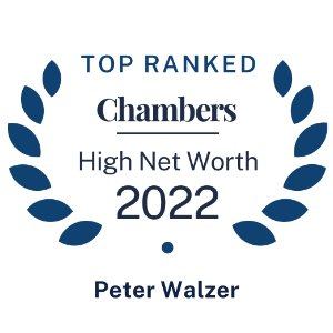 Celebrity lawyer Peter M. Walzer named Best Family Law Attorney by Chambers and Partners High Net Worth in 2022.