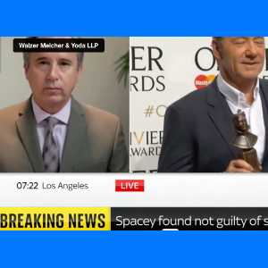 Top family law attorney Chris Melcher explaining if Kevin Spacey can revive his career after sexual assault charges on Sky News