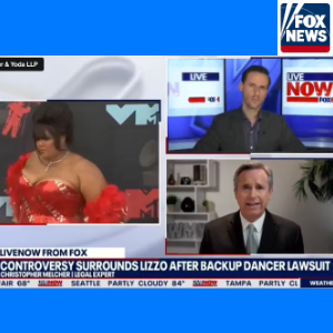 Celebrity Legal Analyst Christopher C. Melcher explains how Lizzo Denies Allegation in Sexual Harassment Lawsuit on Fox News