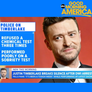 Photo of Justin Timberlake Speaking out after his DWI arrest on Good Morning America