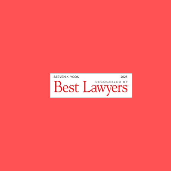 Steven K. Yoda Named Best Family Lawyer in America by Best Lawyers 2025 Award Logo