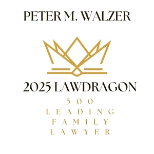 Award Logo of Peter M. Walzer who is Named a Leading High Net Worth Family Lawyer 2025 by Lawdragon