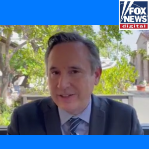 Celebrity lawyer Christopher C. Melcher on Fox News with the Fox News Digital logo