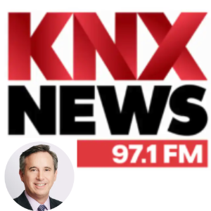 KNX 97.1 FM News Logo and Christopher C. Melcher