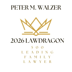 Award Logo of Peter M. Walzer who is Named a Leading High Net Worth Family Lawyer 2026 by Lawdragon