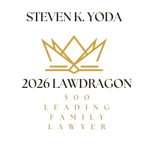 Award Logo of Steven K. Yoda who is Named a Leading High Net Worth Family Lawyer 2026 by Lawdragon