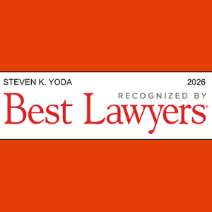 Steven K. Yoda The Best Lawyers in America 2026 Family Law Award Badge Walzer Melcher Yoda LLP