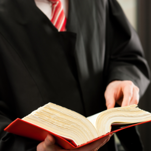 Attorney reviewing child support modification and enforcement documents in California