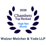 Walzer Melcher Yoda LLP Chambers & Partners 2026 Band 1 award badge